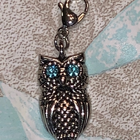 Origami Owl - Owl dangle with blues eyes - Picture 1 of 3